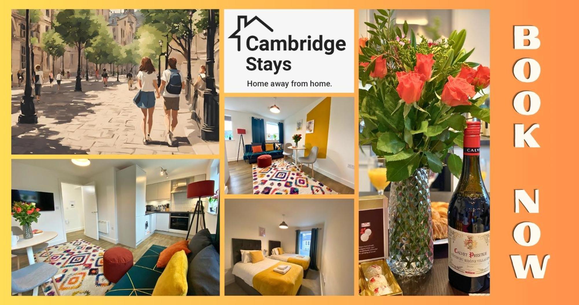 Cambridge Stays Central Apart Hotel 1Br Flats-Easy Walk To City Centre-Parking 外观 照片